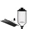 Lamplight TIKI Convertible Black/Clear Glass/Metal 65 in. Tiki Outdoor Torch 1 pc 1120036 - alternate 6